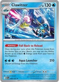 Clawitzer - ME01: Mega Evolution - Pokemon card