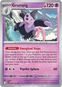 Grumpig - ME01: Mega Evolution - Pokemon card