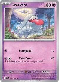 Greavard - ME01: Mega Evolution - Pokemon card