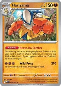 Hariyama - ME01: Mega Evolution - Pokemon card