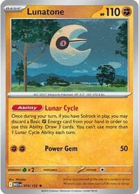 Lunatone - ME01: Mega Evolution - Pokemon card