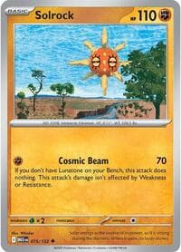 Solrock - ME01: Mega Evolution - Pokemon card