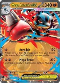 Mega Lucario ex - ME01: Mega Evolution - Pokemon card