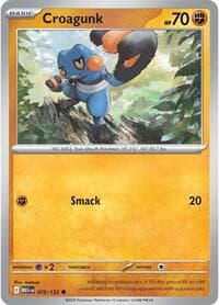 Croagunk - ME01: Mega Evolution - Pokemon card