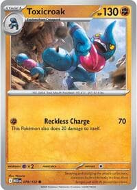 Toxicroak - ME01: Mega Evolution - Pokemon card