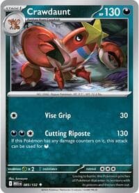 Crawdaunt - ME01: Mega Evolution - Pokemon card
