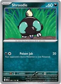 Shroodle - ME01: Mega Evolution - Pokemon card