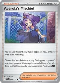 Acerola's Mischief - ME01: Mega Evolution - Pokemon card