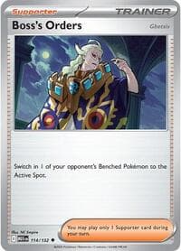 Boss's Orders [Ghetsis] - ME01: Mega Evolution - Pokemon card