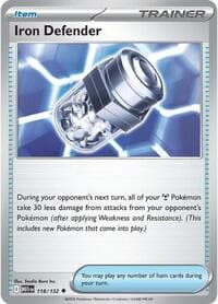 Iron Defender - ME01: Mega Evolution - Pokemon card