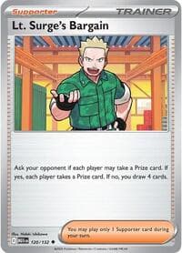 Lt. Surge's Bargain - ME01: Mega Evolution - Pokemon card