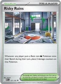 Risky Ruins - ME01: Mega Evolution - Pokemon card