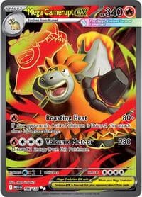 Mega Camerupt ex - ME01: Mega Evolution - Pokemon card