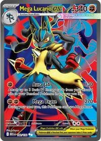 Mega Lucario ex - ME01: Mega Evolution - Pokemon card