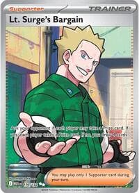 Lt. Surge's Bargain - ME01: Mega Evolution - Pokemon card