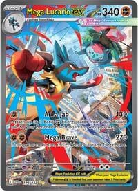 Mega Lucario ex - ME01: Mega Evolution - Pokemon card