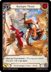 Backspin Thrust (Extended Art) - Super Slam - Flesh and Blood TCG card