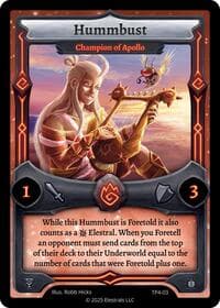 Hummbust - Champion of Apollo - Organized Play Series 4 - Elestrals card