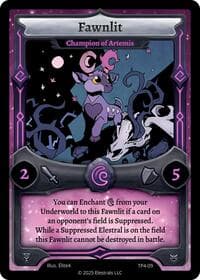Fawnlit - Champion of Artemis - Organized Play Series 4 - Elestrals card
