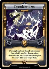 Thunderstorm - Supercell - Organized Play Series 4 - Elestrals card