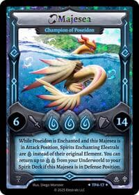 Majesea - Champion of Poseidon - Organized Play Series 4 - Elestrals card