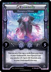 Eyewoolly - Champion of Khione - Organized Play Series 4 - Elestrals card