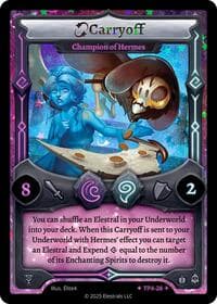 Carryoff - Champion of Hermes - Organized Play Series 4 - Elestrals card