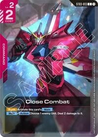 Close Combat (Championship Participation Pack 01) - Gundam Promotional Cards - Gundam Card Game card
