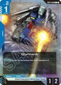 Guntank (Championship Participation Pack 01) - Gundam Promotional Cards - Gundam Card Game card