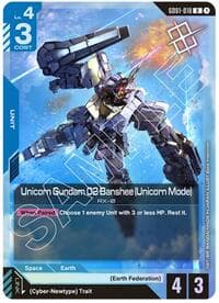 Unicorn Gundam 02 Banshee (Unicorn Mode) (Judge Pack 01) - Gundam Promotional Cards - Gundam Card Game card