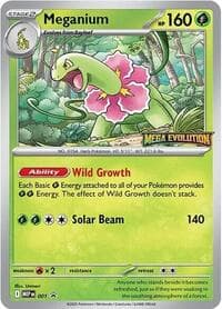 Meganium - 001 - ME: Mega Evolution Promo - Pokemon card