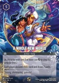 A Whole New World - Disney Lorcana Promo Cards - Disney Lorcana card