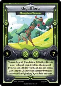 Gigafflora - Champion of Demeter - Shattered Stars Chapter 2 [SS2] - Elestrals card