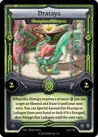 Drataya - Champion of Dionysus - Shattered Stars Chapter 2 [SS2] - Elestrals card