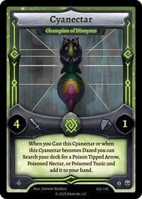 Cyanectar - Champion of Dionysus - Shattered Stars Chapter 2 [SS2] - Elestrals card