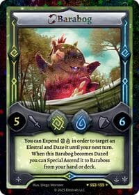 Barabog (Stellar) - Shattered Stars Chapter 2 [SS2] - Elestrals card