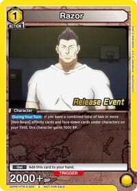 Razor (005) - UEX04BT: HUNTER X HUNTER Vol.2 Release Event Cards - Union Arena card
