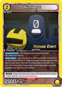 Number 0 - UEX04BT: HUNTER X HUNTER Vol.2 Release Event Cards - Union Arena card