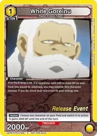 White Goreinu - UEX04BT: HUNTER X HUNTER Vol.2 Release Event Cards - Union Arena card