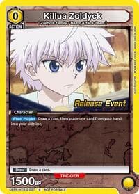 Killua Zoldyck (027) - UEX04BT: HUNTER X HUNTER Vol.2 Release Event Cards - Union Arena card