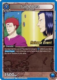 Sub & Bara - UEX04BT: HUNTER X HUNTER Vol.2 Release Event Cards - Union Arena card