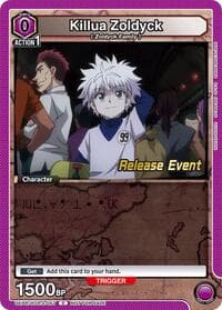 Killua Zoldyck (057) - UEX04BT: HUNTER X HUNTER Vol.2 Release Event Cards - Union Arena card
