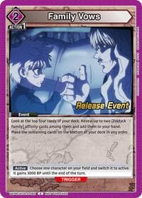 Family Vows - UEX04BT: HUNTER X HUNTER Vol.2 Release Event Cards - Union Arena card