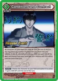 Conditions and Contract - UEX04BT: HUNTER X HUNTER Vol.2 Release Event Cards - Union Arena card