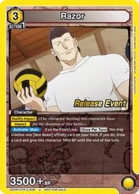 Razor (006) - UEX04BT: HUNTER X HUNTER Vol.2 Release Event Cards - Union Arena card
