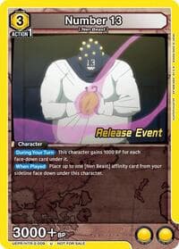 Number 13 - UEX04BT: HUNTER X HUNTER Vol.2 Release Event Cards - Union Arena card