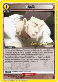 Back - UEX04BT: HUNTER X HUNTER Vol.2 Release Event Cards - Union Arena card