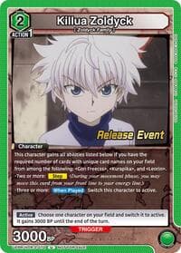 Killua Zoldyck (072) - UEX04BT: HUNTER X HUNTER Vol.2 Release Event Cards - Union Arena card