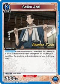 Seiku Arai - UE11BT: Rurouni Kenshin Release Event Cards - Union Arena card