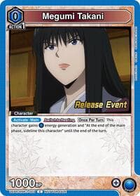 Megumi Takani (003) - UE11BT: Rurouni Kenshin Release Event Cards - Union Arena card